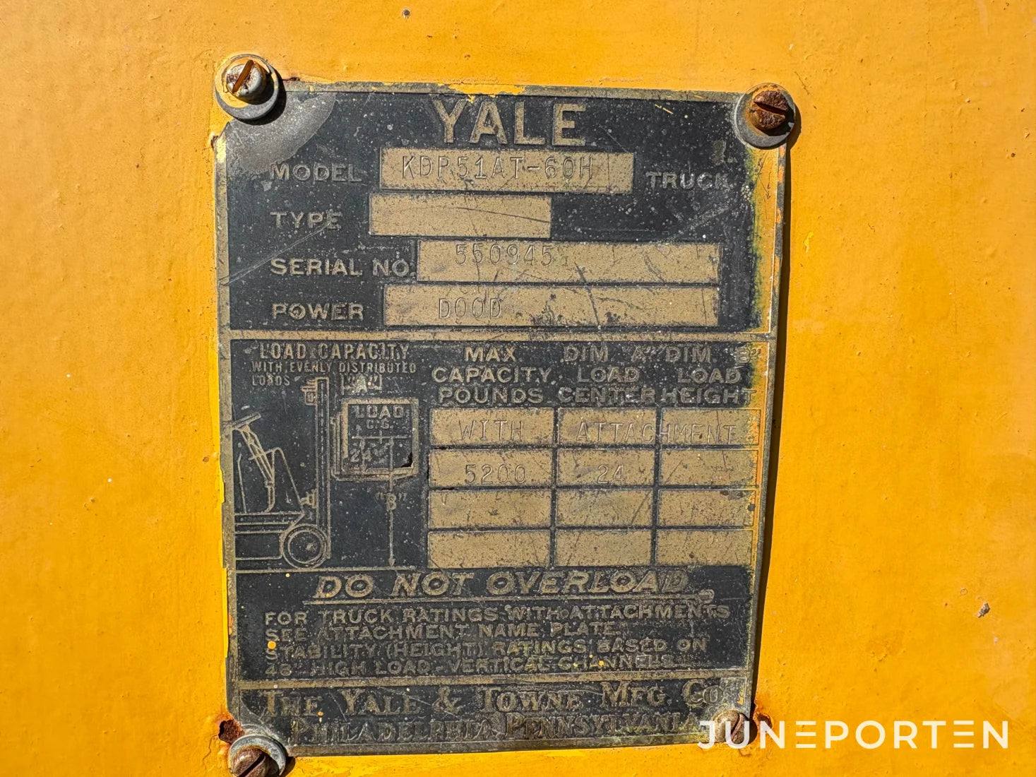 Gaffeltruck Yale