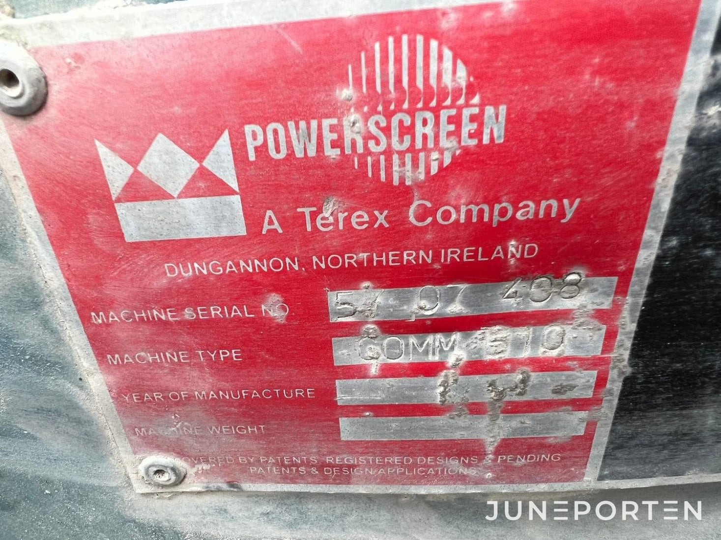 Sorteringsverk Powerscreen Commando 510