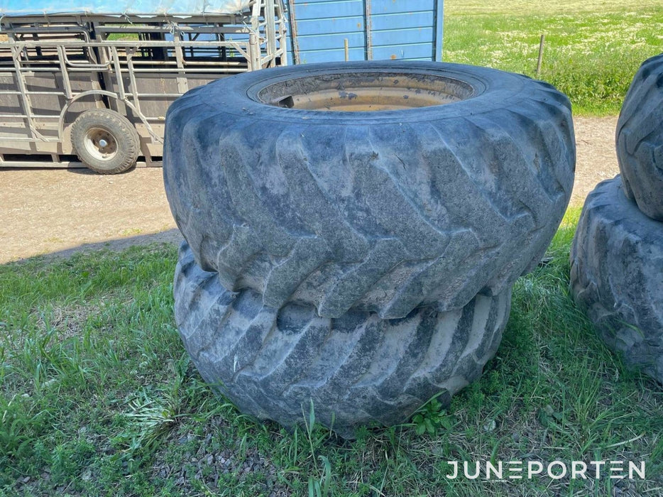 Kompletta hjul till lastmaskin - Juneporten