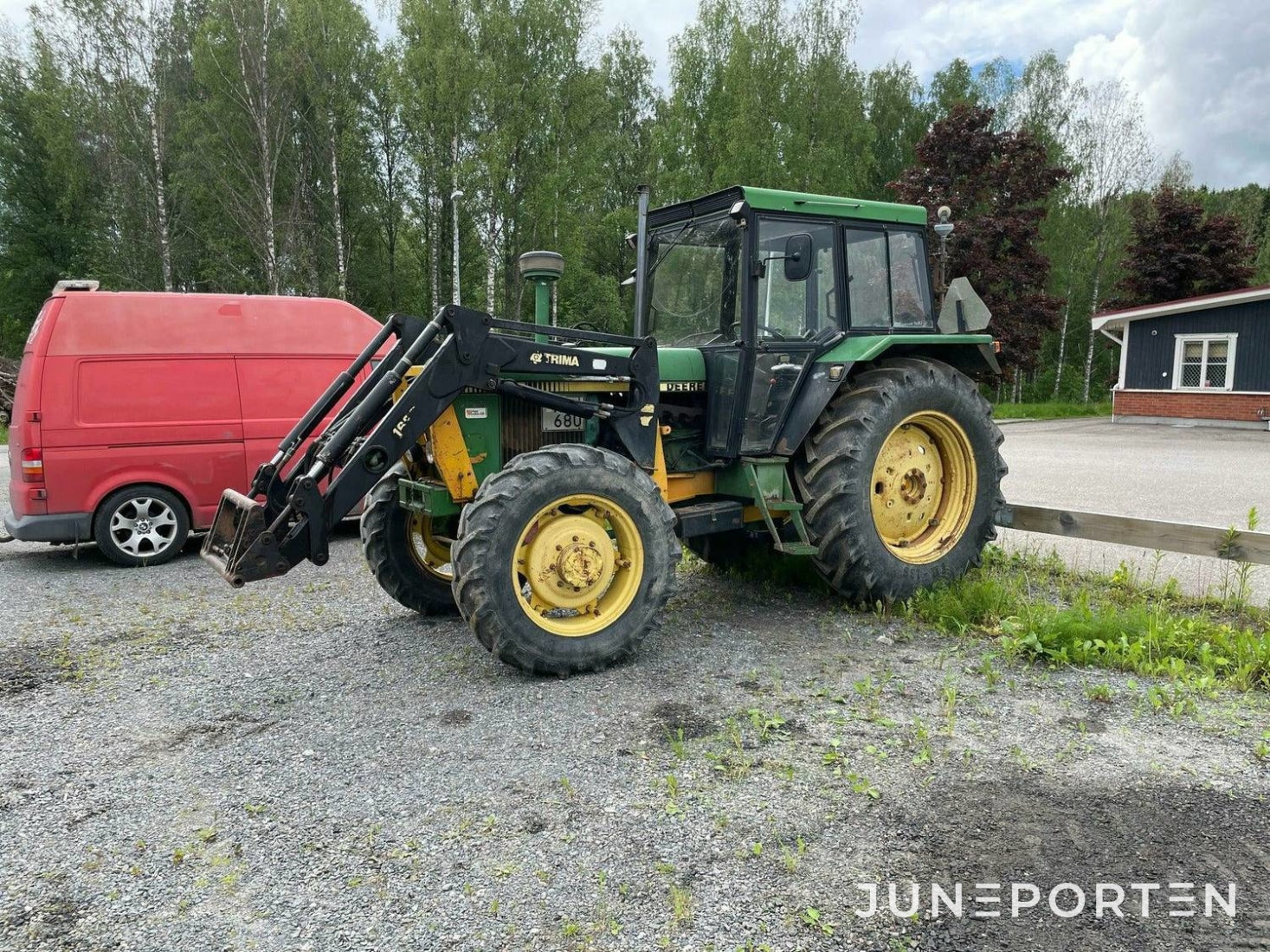 John Deere 3140 med lastare - 1980