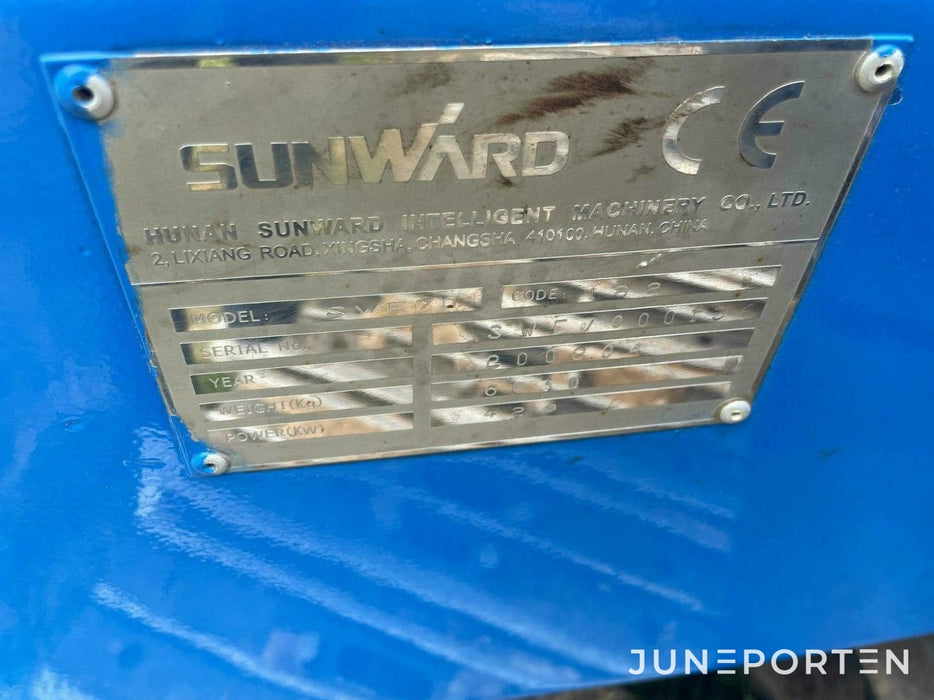 Grävmaskin Sunward SWE 70  - 2008 - Juneporten