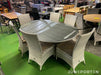 Ovalt bord med 6 stolar - Juneporten