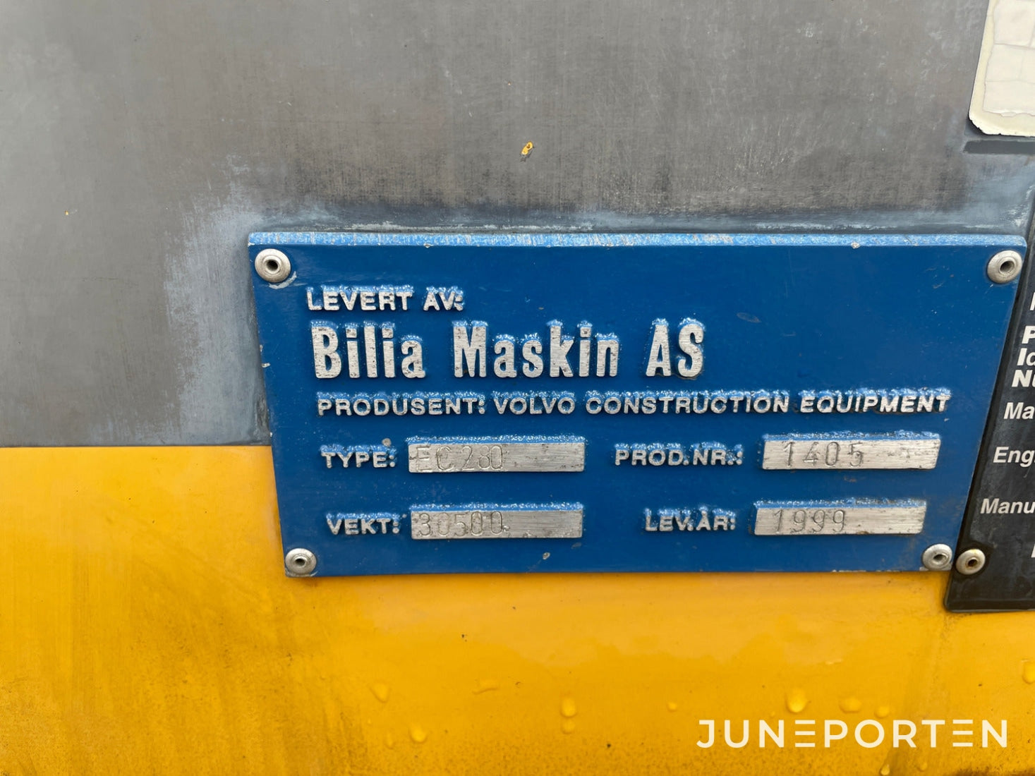 Grävmaskin Volvo EC280