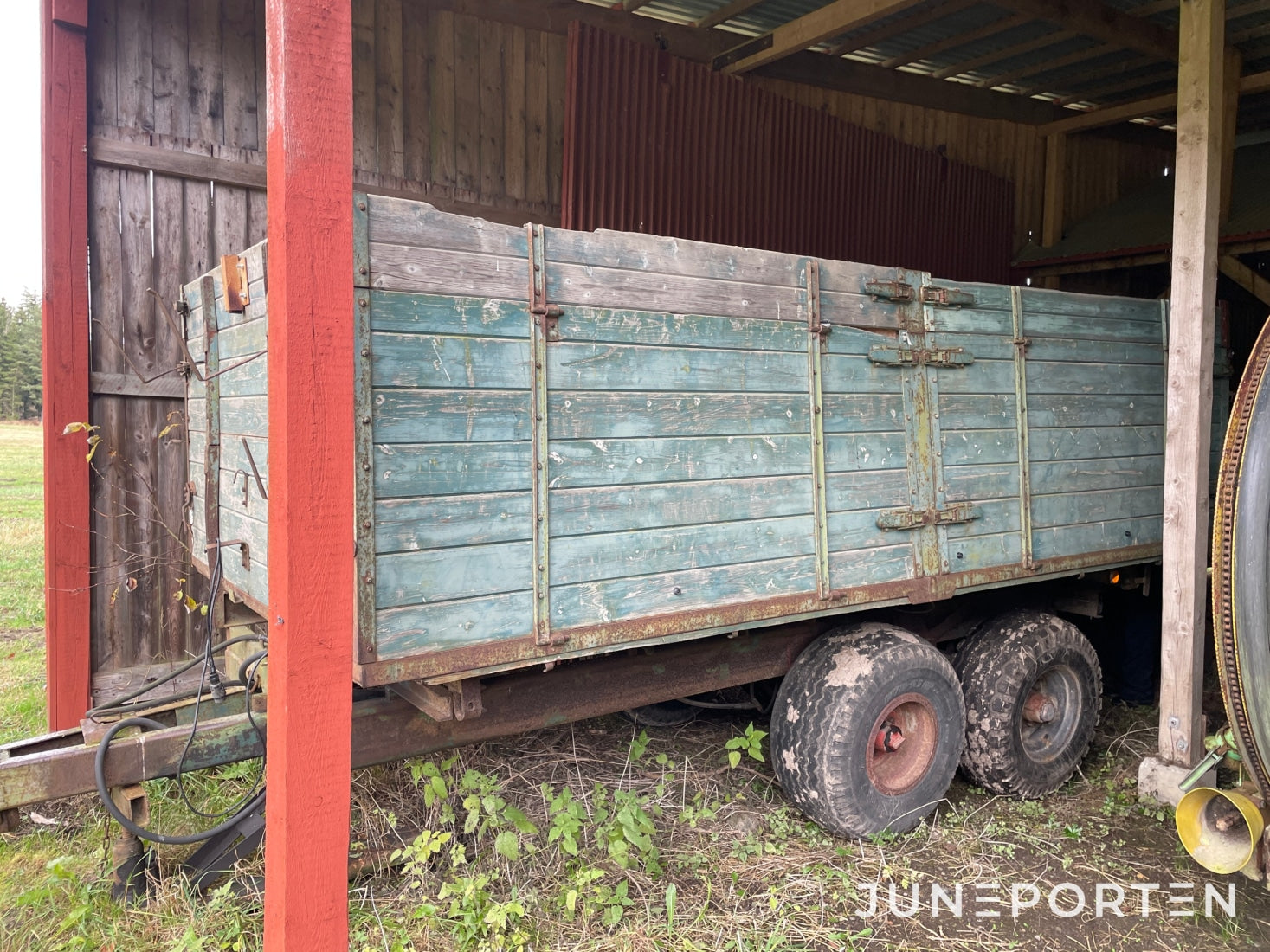 Tippvagn med Trälämmar (8 ton)