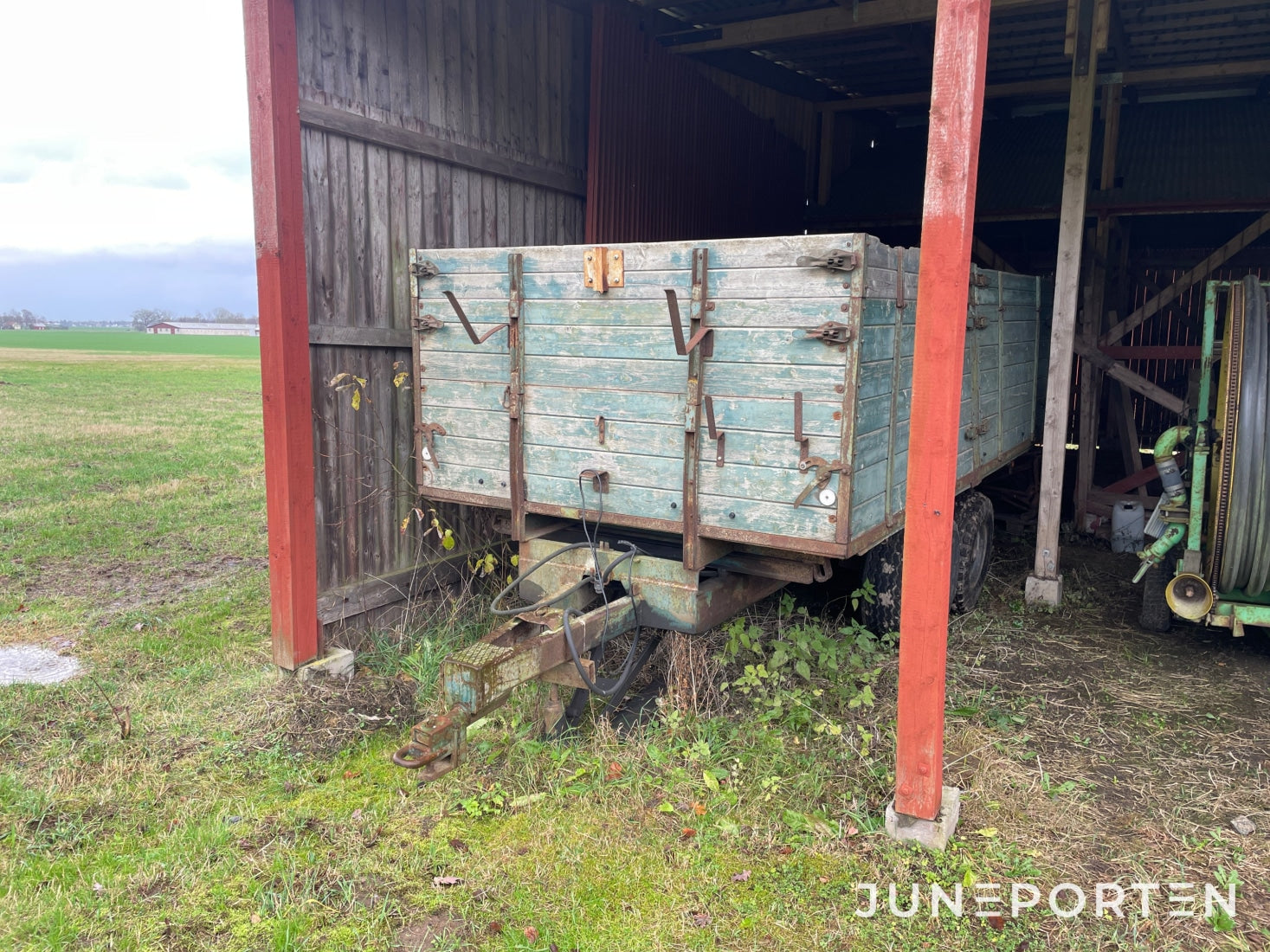 Tippvagn med Trälämmar (8 ton)