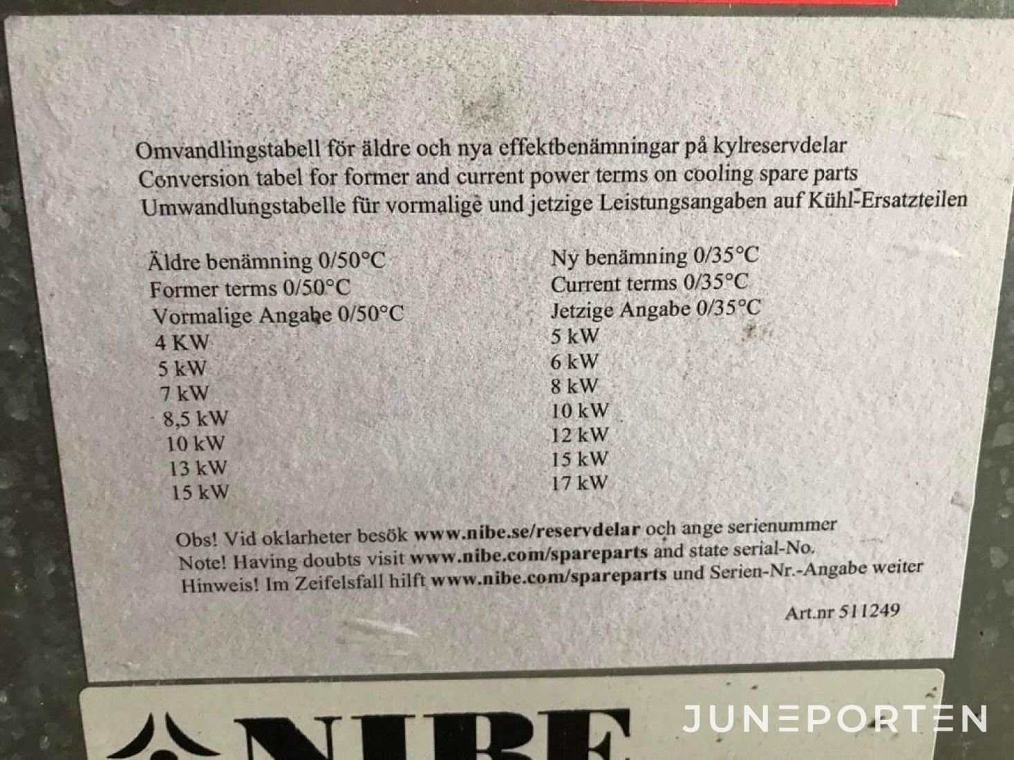 Jordvärmepump Nibe fighter 1110-13 - 2001