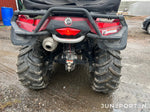 ATV Can-Am Outlander 800R med plog och vagn