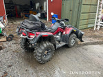 ATV Can-Am Outlander 800R med plog och vagn