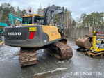 Bandgrävare Volvo EC140CL med skopor