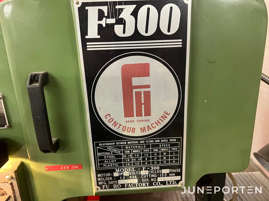 Bandsåg Metall Fh F-300 Bygg