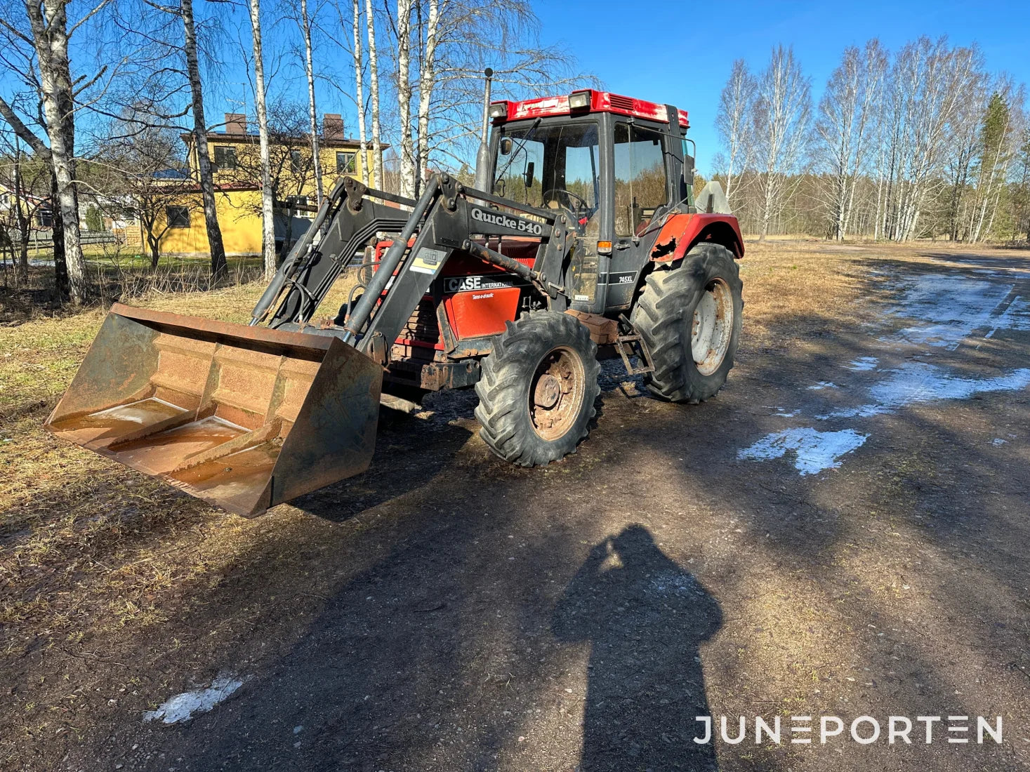 Case IH INT 745 AXL med lastare