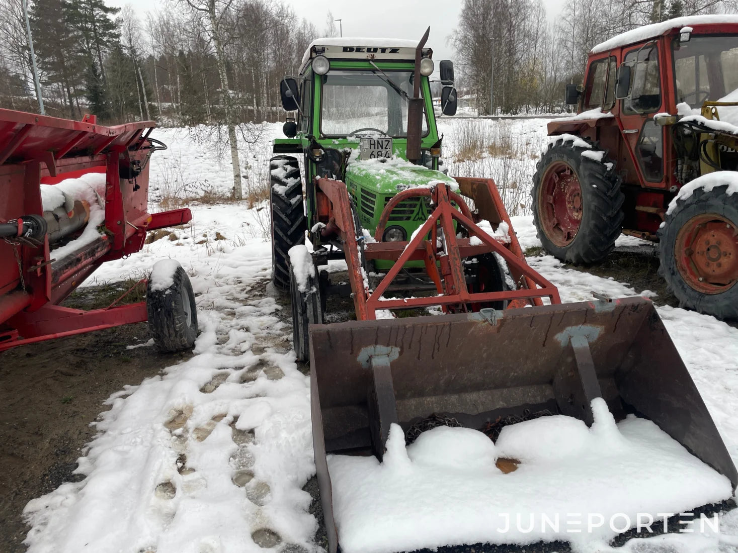 Deutz-Fahr D 5206 med lastare & skopa