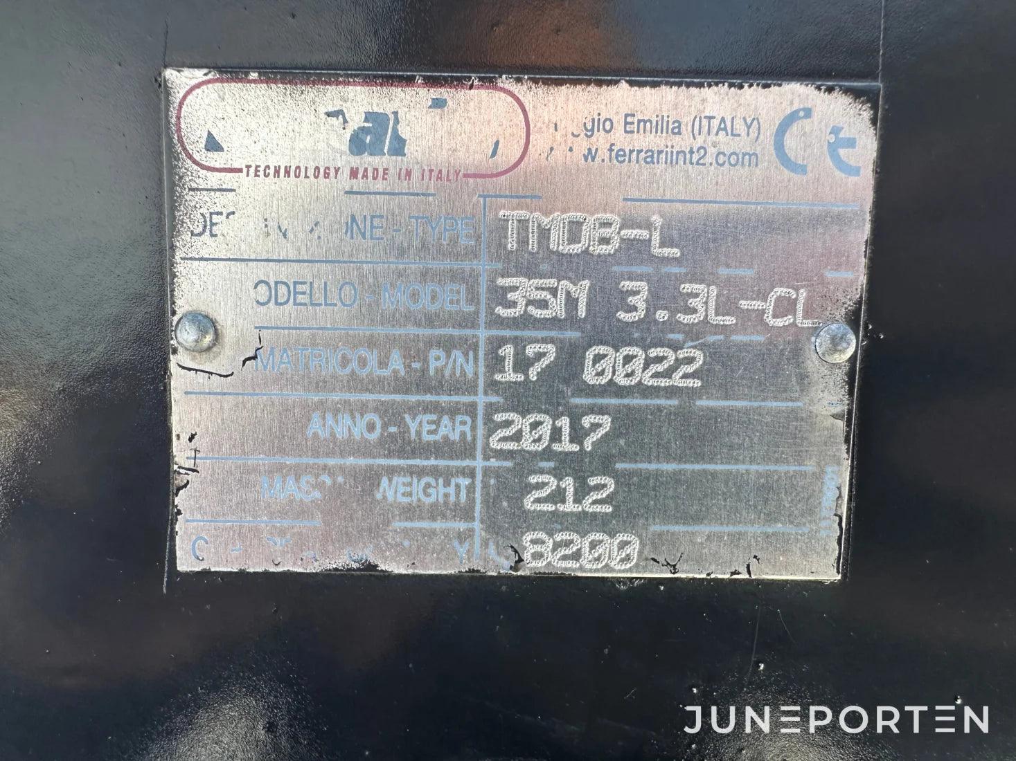 Flakbil Dieci PY14 med avtagbart flak