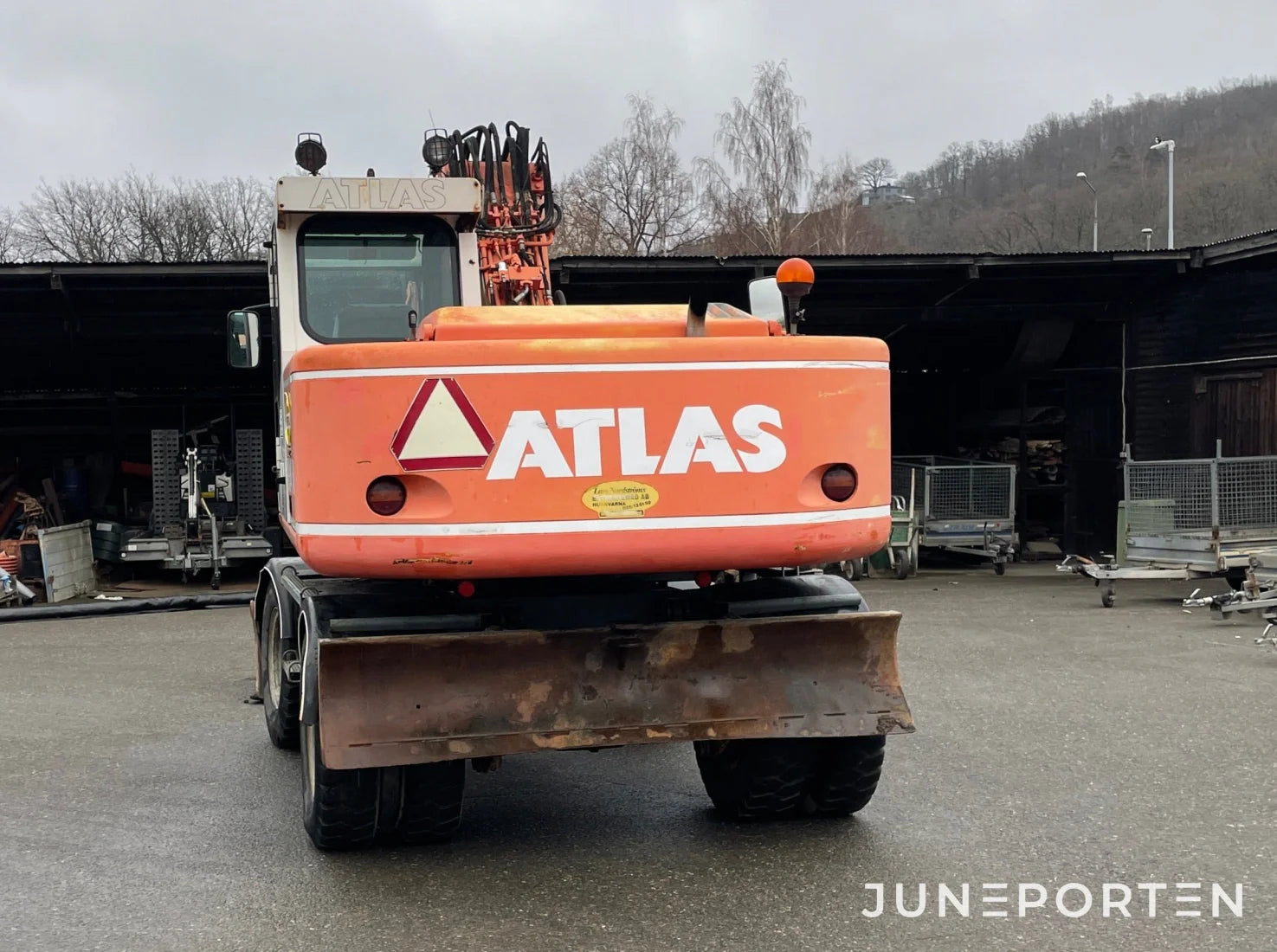 Hjulgrävare Atlas 1404 M med skopor