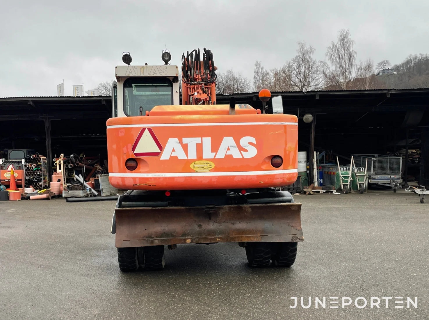 Hjulgrävare Atlas 1404 M med skopor