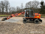 Hjulgrävare Hitachi-Fiat EX135W med skopor