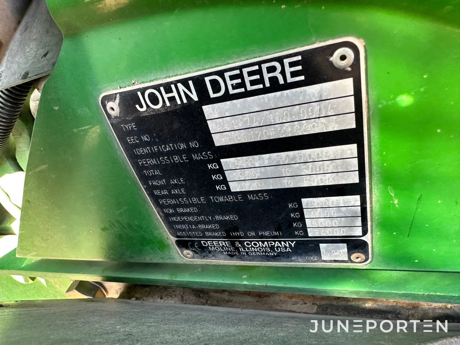 John Deere 6120 SE med lastare