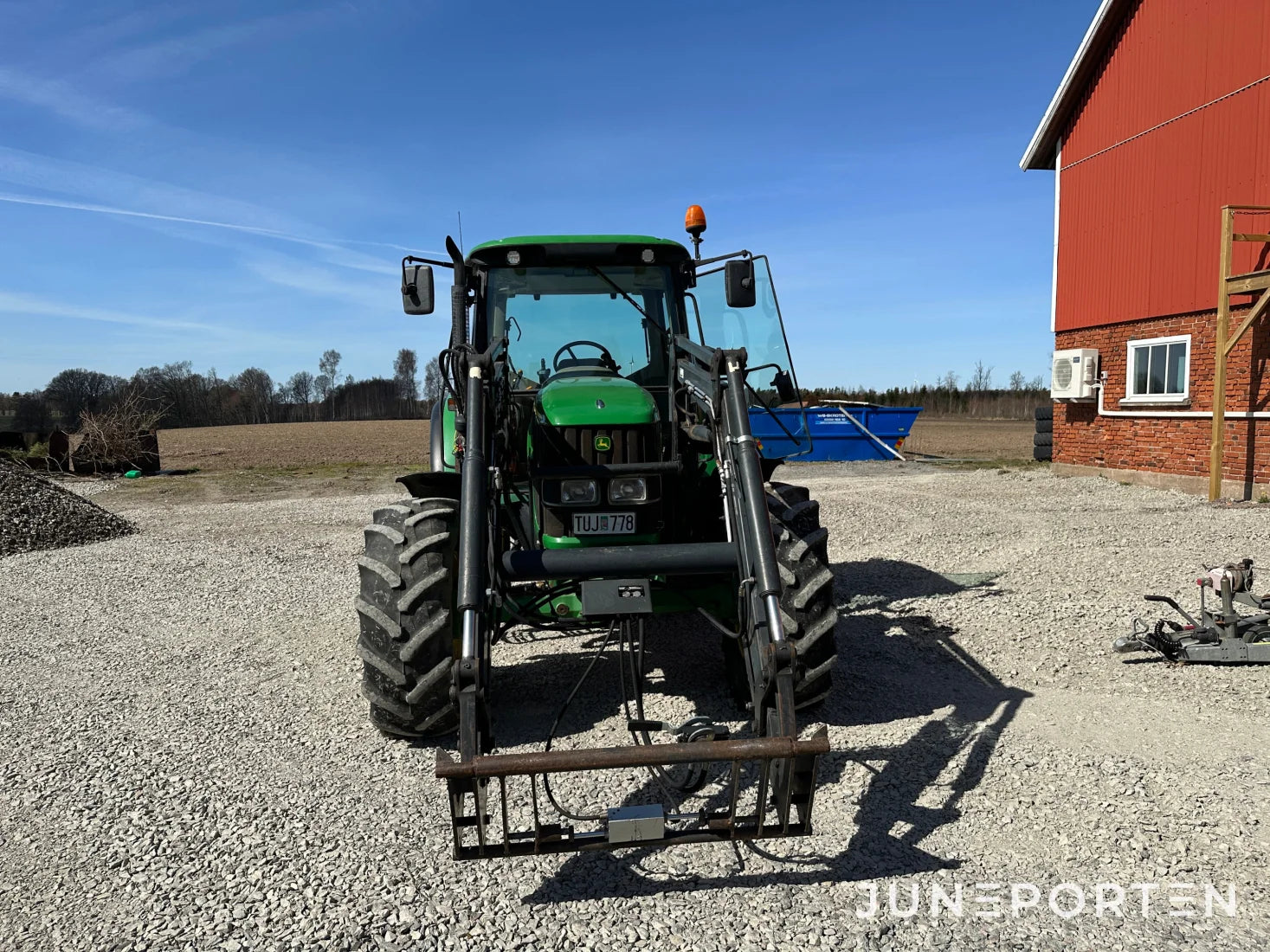 John Deere 6120 SE med lastare