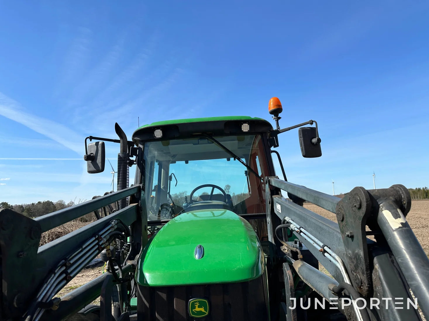 John Deere 6120 SE med lastare