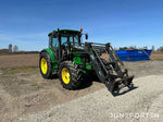 John Deere 6120 SE med lastare