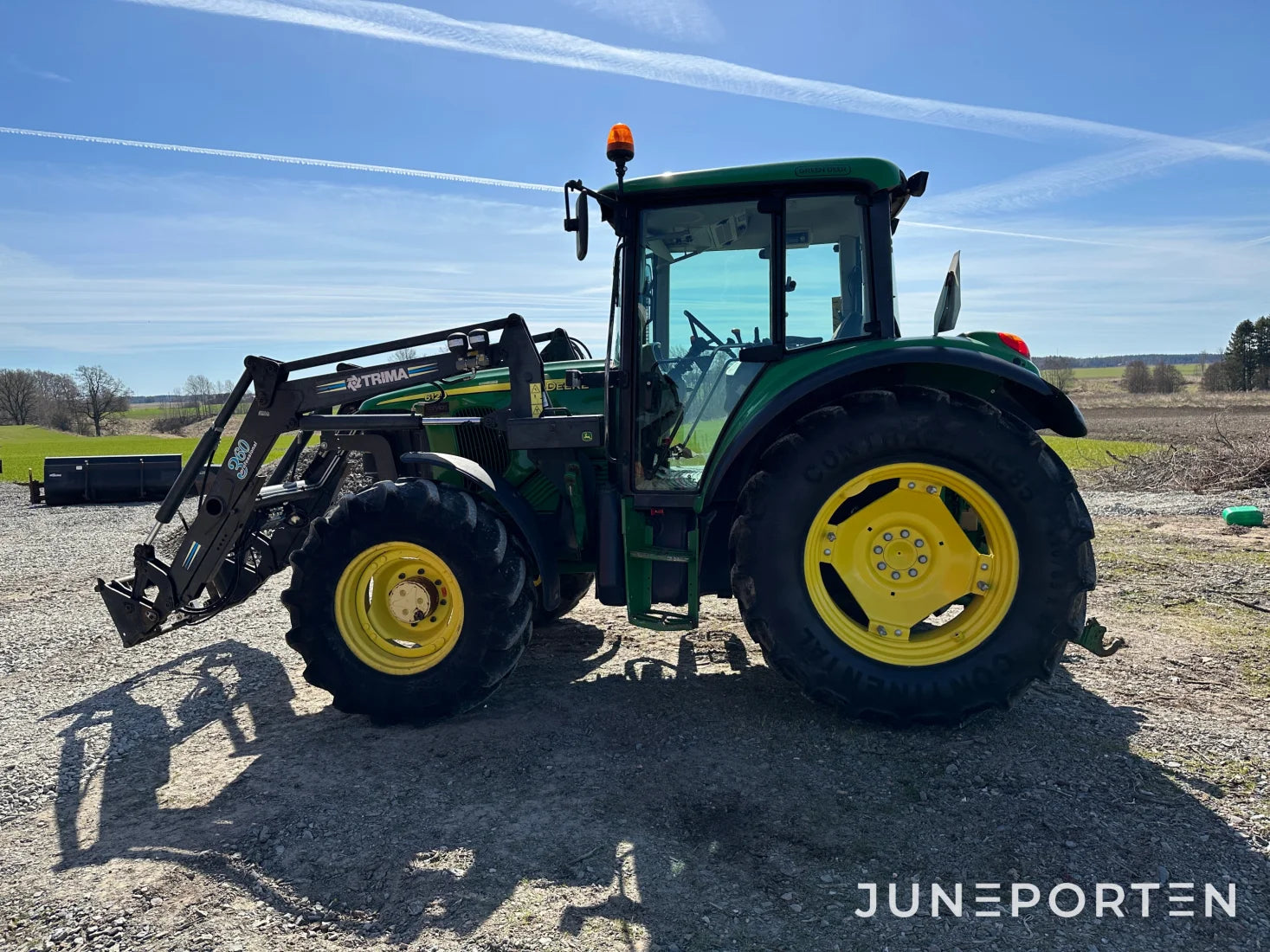 John Deere 6120 SE med lastare