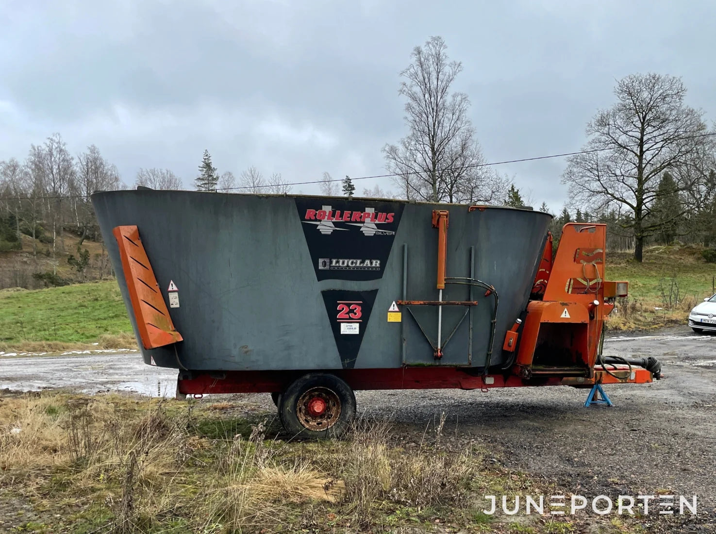 Mixervagn Luclar Rollerplus silver
