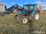 New Holland TS 100 med Lastare