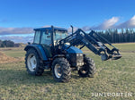 New Holland TS 100 med Lastare