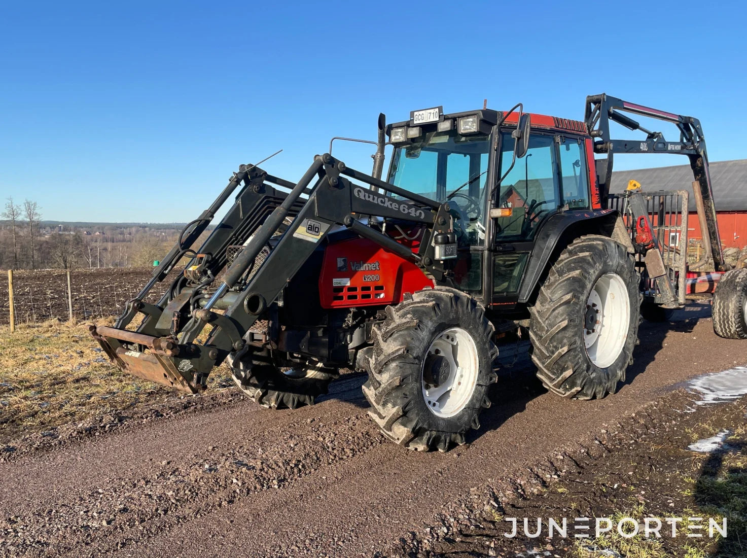 Valmet 6200 med Lastare